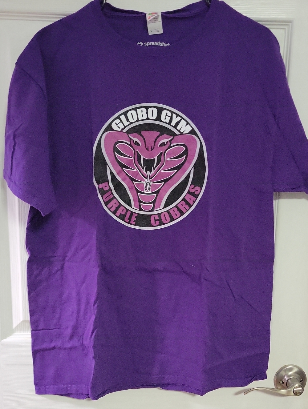 Purple "Globo Gym Cobras« Graphic Tee